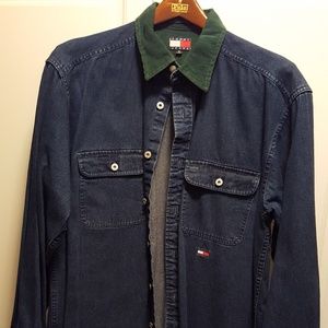 Tommy Hilfiger Jean Shirt/Jacket Sz Medium